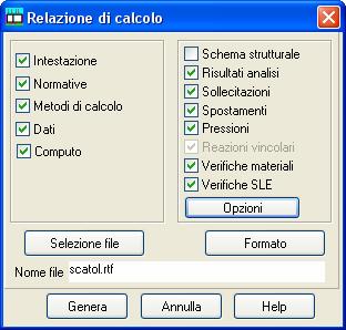 Da questo menu è possibile accedere alla finestra per l input dei prezzi unitari che consentiranno al programma di effettuare il computo metrico estimativo dell opera in progetto. 14.