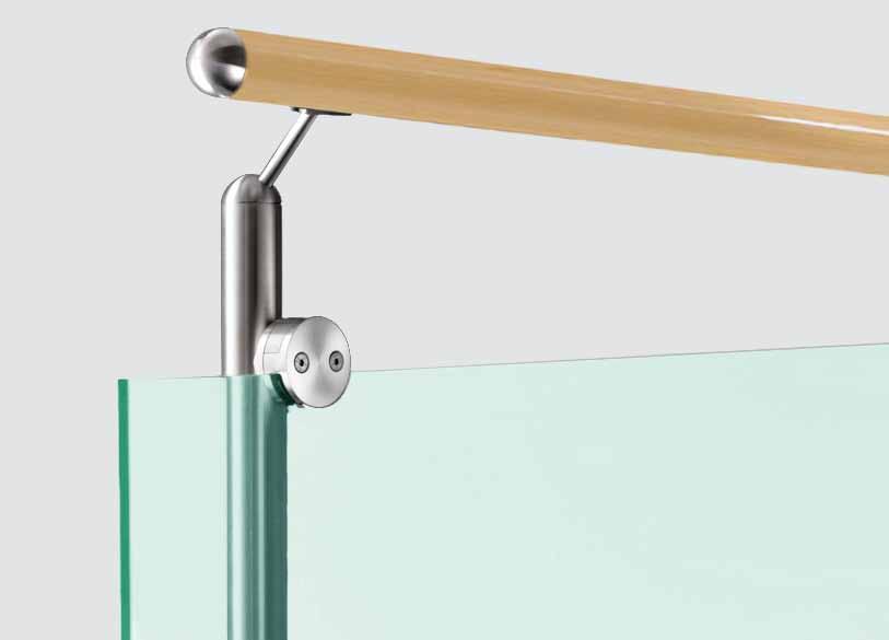 La chiusura laterale ti permette di trasformarlo in un supporto da vetro singolo Lateral locking permits transform to a single glass support E00842 E00843 E00840/C L