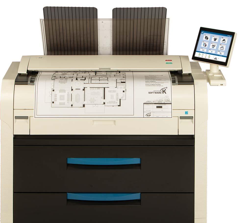 SERIE 75 DESIGN DINAMICO - VALORE ECCEZIONALE 10 Stampe in formato A1 al minuto (2 o 4 rotoli) KIP 7570 Sistema di Stampa KIP 7580 Sistema MFP KIP 7590 Sistema MFP di Produzione L innovativo design