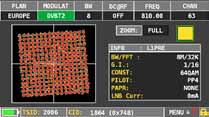 Misure Digitali: Potenza Digitale, MER, BER, PER, LDPC, BCH, Margine di Rumore, MER per PORTANTI. Misure e immagini analogiche: Livello Analogico, Rapporto V/A.