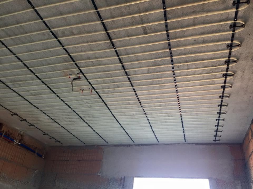 IMPIANTI RADIANTI Ecowall FIT a soffitto ROSSATO GROUP - rese termiche Resa in riscaldamento fino a 80 W/mq (per rimanere nei
