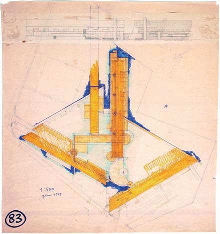 B C D A1 A2 Carlo Aymonino, Studi della