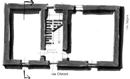 Schema planimetrico della tipologia del Palattu