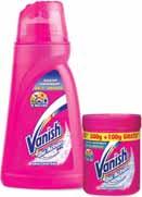 VANISH - polvere 500 g - gel lt - trigger 750 ml,99 DETERSIVO LIQUIDO