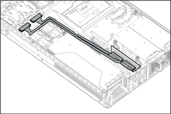 Cablaggio di un unità SAS PCI a un