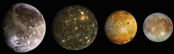 I pianeti medicei di Giove GANIMEDE CALLISTO IO EUROPA Ma ancora più straordinari di Giove stesso sono i suoi satelliti principali: Ganimede, Callisto Io ed