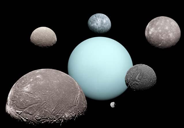 La famiglia dei satelliti di Urano Oberon