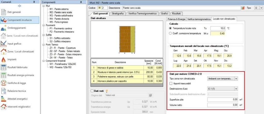 di pertinenza. Ai fini dell esecuzione dei calcoli con il motore EC700 questi dati di input non sono necessari e la loro compilazione risulta ininfluente.