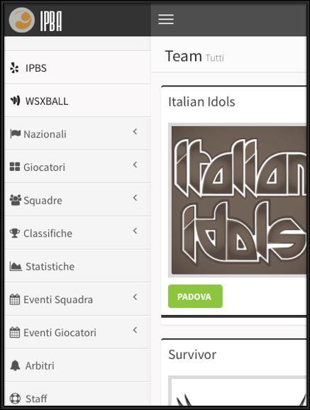 Portale web ipba Ipba è un portale web creato nel 2015 per gestire I campionati ipbs e wsxball e archiviare tutte le informazioni sul mondo del paintball italiano.