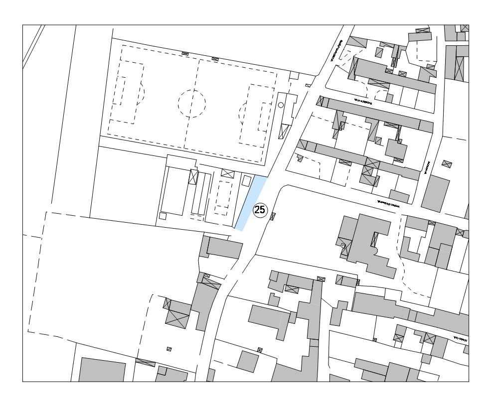 25. PARCHEGGIO CENTRO SPORTIVO Parcheggio a raso di