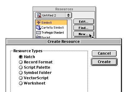 Create Resource(Crea Risorse) Selezionandone una e cliccando Create Abbiamo la possibilita' di