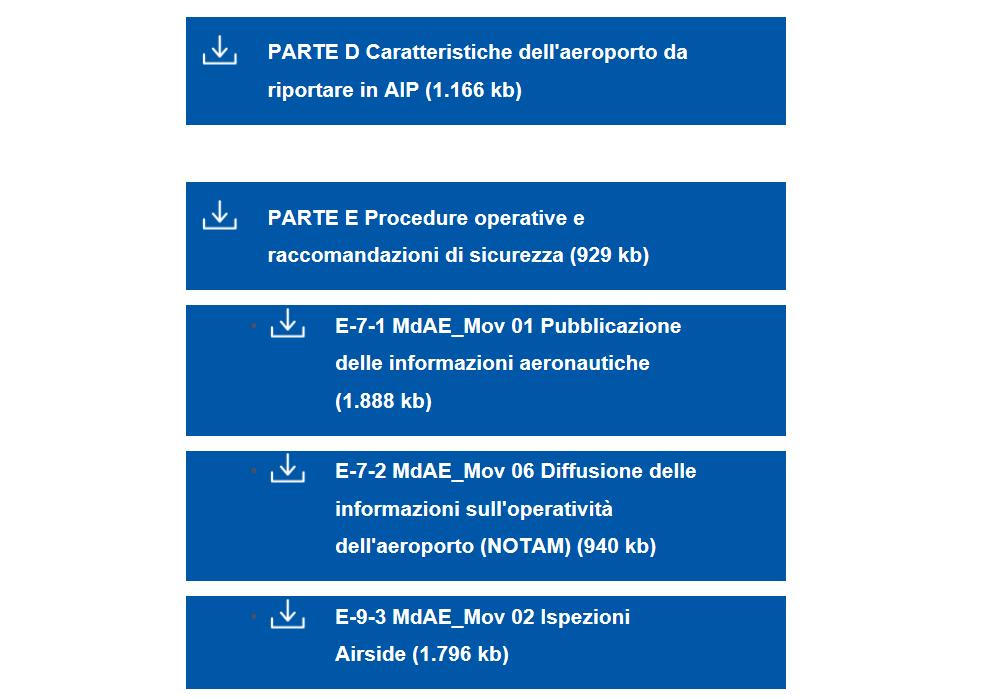 CAPITOLO 6 paragrafo 4.5 Rev. 1 Consultazione in internet Parte E 15/05/2017 6 CONSULTAZIONE IN INTERNET Il manuale è accessibile liberamente collegandosi al sito: https://www.adr.