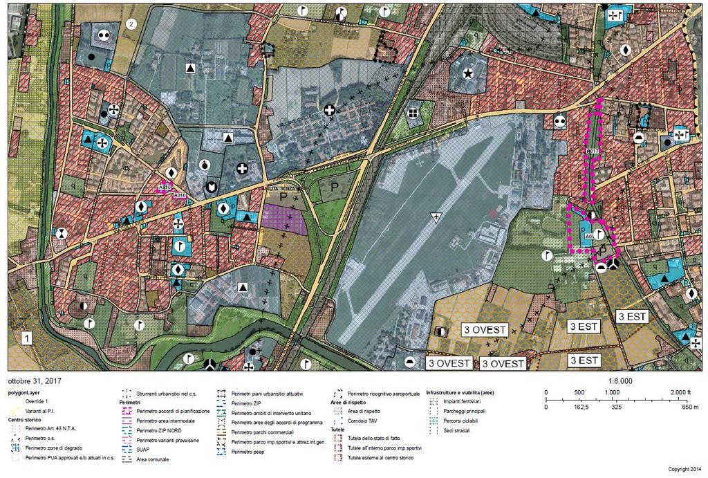 Si riporta l estratto della cartografia disponibile nel portale webgis del Comune di Padova.