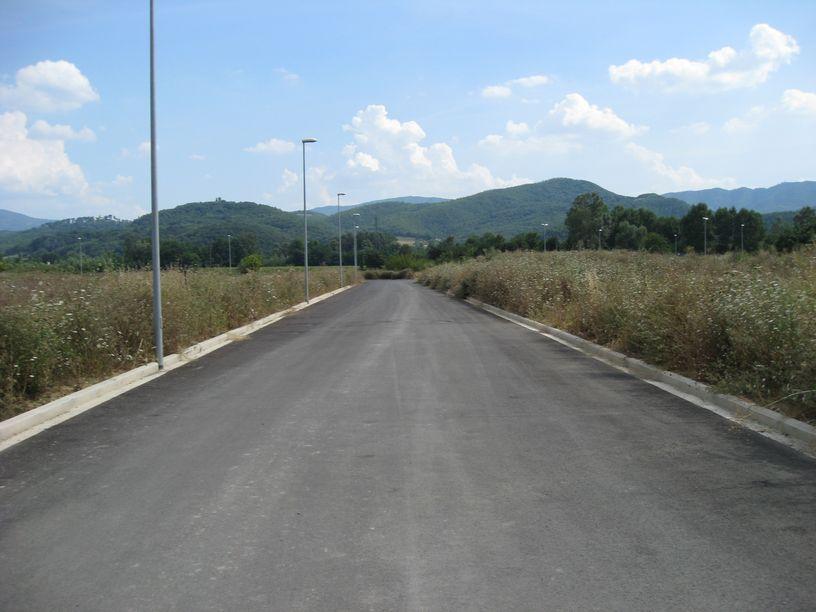 Tratto iniziale, incrocio con la strada Comunale di Castellina