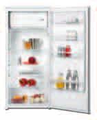 Vano frigorifero: 5 ripiani in vetro - 2 cassetti verdura Controporta: 1 contenitore burro con coperchio - 2 mensole - 1 mensola bottiglie - 1 portauova FI 2590 + B3063B 797,00 FI 2590 + CI 2590 NF+