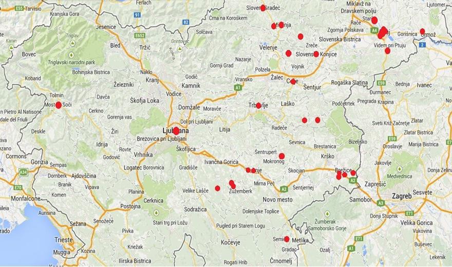 tudia niversitatis Tabela 9: Predstavniki vojske na posamičnih lokacijah po Sloveniji Št. 120.