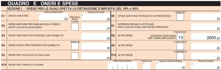 Un contribuente nel 2016 ha sostenuto per il figlio a carico spese per l iscrizione all Università privata situata a Torino per un importo pari a 5.