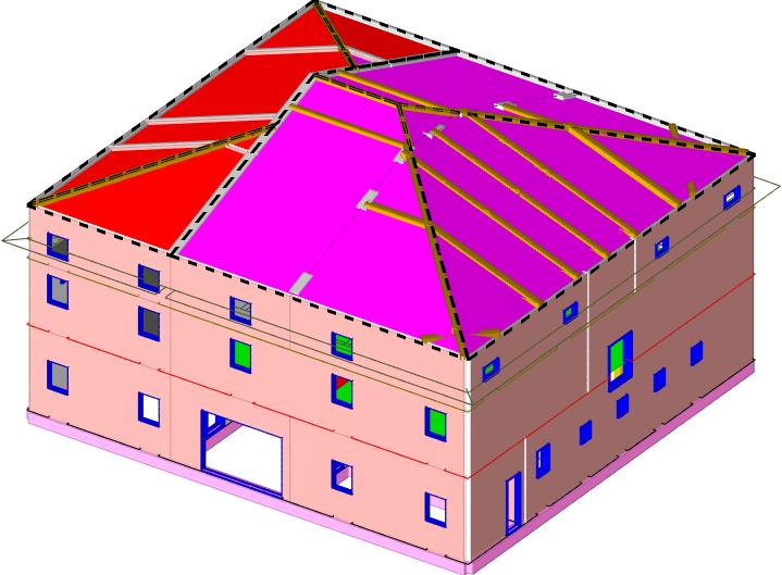 1 Rappresentazione generale dell'edificio Struttura