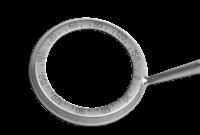 toric axis marking. Inner Ø 11.5 mm. The edge of the ring has an atraumatic and ergonomically section designed to reduce stress on ocular tissues during the application.