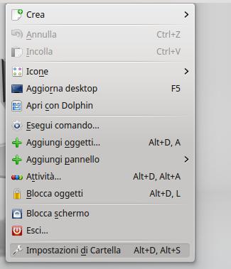 Personalizzare il desktop Possiamo impostare le immagini oi colori per lo