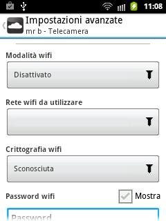 5.4 IMPOSTAZIONI AVANZATE Sono