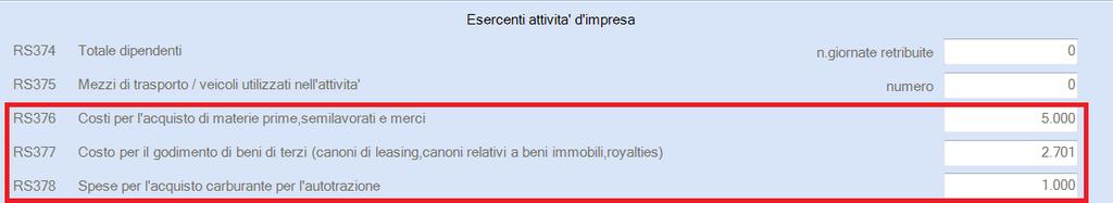 Contabilità - Registrazione Prima Nota, la procedura compila anche la sezione riservata ai contribuenti in Regime Forfettario nel quadro RS.