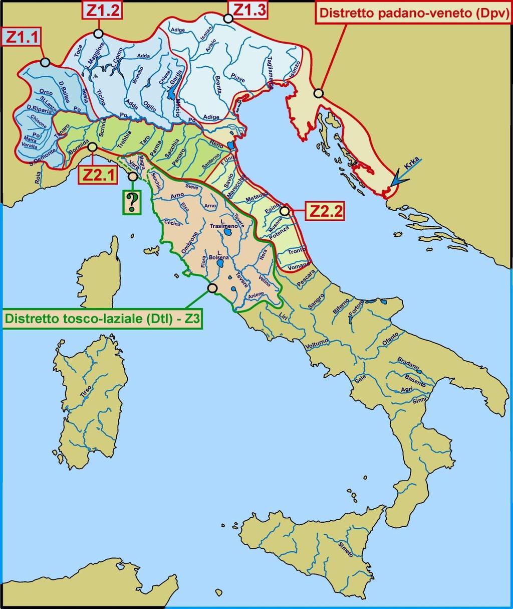 Distretto padano - veneto (Dpv) Manuale regionale - Linee guida per la progettazione e verifica dei passaggi per pesci 3.