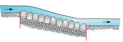 dimensionato; la struttura è ulteriormente stabilizzata mediante setti trasversali realizzati con palancolate o micropali o altre tecniche di consolidamento realizzabili mettendo l alveo in asciutta;