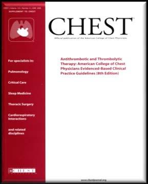 Prevention of VTE in Nonsurgical Patients 2.0 Hospitalized Acutely Ill Medical Patients 2.8.