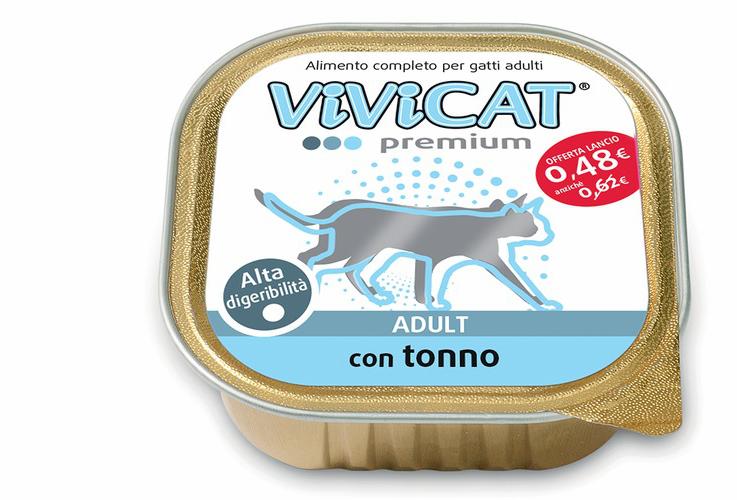 GAD6) VIVICAT VASCHETTE PATE (3) 100 GR 0, 50 Gusti : trota e salmone (Cod.