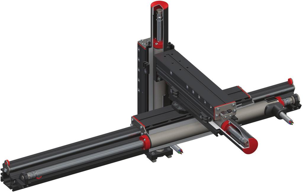 manipulator, powered by linear motors.