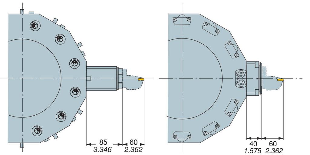 TOOLN SYSTEMS Coromant Capto Coromant Capto Disc nterface Ora le alte prestazioni sono disponibili "di serie" L nterfaccia Coromant Capto (CD) offre l opportunità di eseguire cambi utensili in tempi