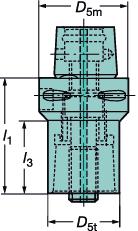 mm poll. mm poll. mm poll. α 21 Versione Lato macchina Lato utensile Codice di ordinazione Refrigerante D 5m 1 C4 C3 C4-391.02-32 055A 1 40 1.575 32 1.260 55 2.165 31 1.220 0.5 2 C4-391.