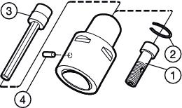 TOOLN SYSTEMS Spare parts Parti di ricambio Coromant Capto Utensili Rotanti Adattatori di estensione/riduzione Cx-391.01A/ Cx-391.01D 1 2 3 1) 4 1) 5 Cx-391.02/ Cx-391.