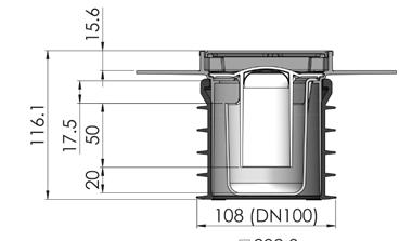 /pezzo 110 104 x 104 Edelstahl 16 2310.91.00 95.