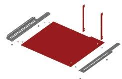 Descrizione Struttura d ingresso: Per la segregazione dei cavi d ingresso e dei morsetti dell interruttore sono necessarie le coperture verticali e la copertura orizzontale dei morsetti dell