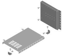 Descrizione Struttura di ingresso: Quando diverse strutture d ingresso sono montate una di fianco all altra è necessario il montaggio della segregazione verticale tra strutture.