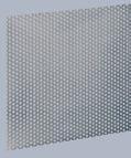 alluminio (profilato normale o a taglio termico) Lamiera forata acciaio inox, liscio Sezione di aerazione: 40% della superficie di riempimento Per telaio per finestratura continua in alluminio