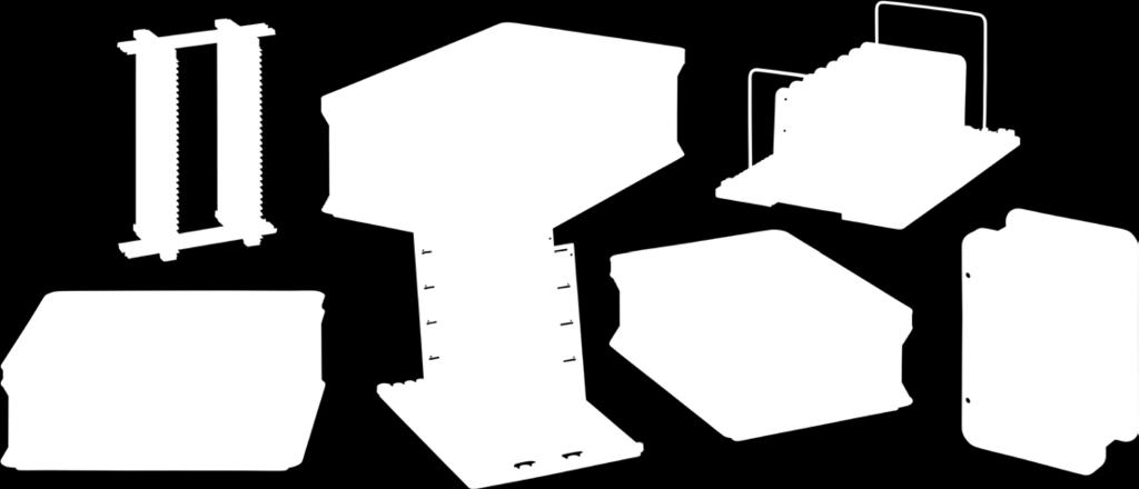 In abbinamento ai contenitori accatastabili Blackline, i quattro diversi sistemi per schede a circuito stampato tengono al sicuro il loro contenuto anche dai danni meccanici, dallo sporco e dall