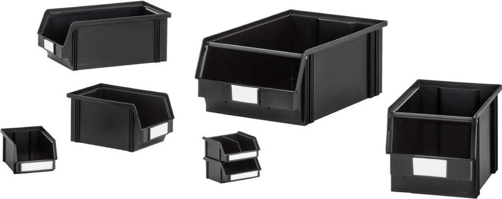 CLASSICBOX BLACK CB MC classicbox black Contenitori a bocca di lupo conduttivi CB MC La serie Classicbox Black permette di avere una visuale ottimale del contenuto.