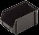 CLASSICBOX BLACK CB MC CB 6 D MC Misure esterne: 95x100x50 mm Misure interne: 60x87x44 mm Volume: 0.2 l Materiale: PP Qtà per unità: 50 pz.