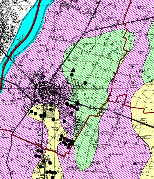 COMUNE DI PIEVE DI CENTO INTEGRAZIONE AL POC AMBITO B APPROFONDIMENTI SISMICI DI TERZO LIVELLO 3 Caratterizzazione geologica dell'area di studio 3.