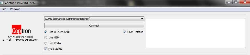 PROGRAMMAZIONE VP6 TRAMITE GSETUP La programmazione degli aspiratori VP6 viene effettuata tramite il