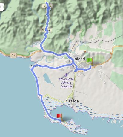 Domenica 25 febbraio Trinidad km in bici 40 (con salita a Topes de Collantes) Il gruppo degli sportivi, prima di recarsi in spiaggia, potrà tentare la durissima scalata a Topes de Collantes (una