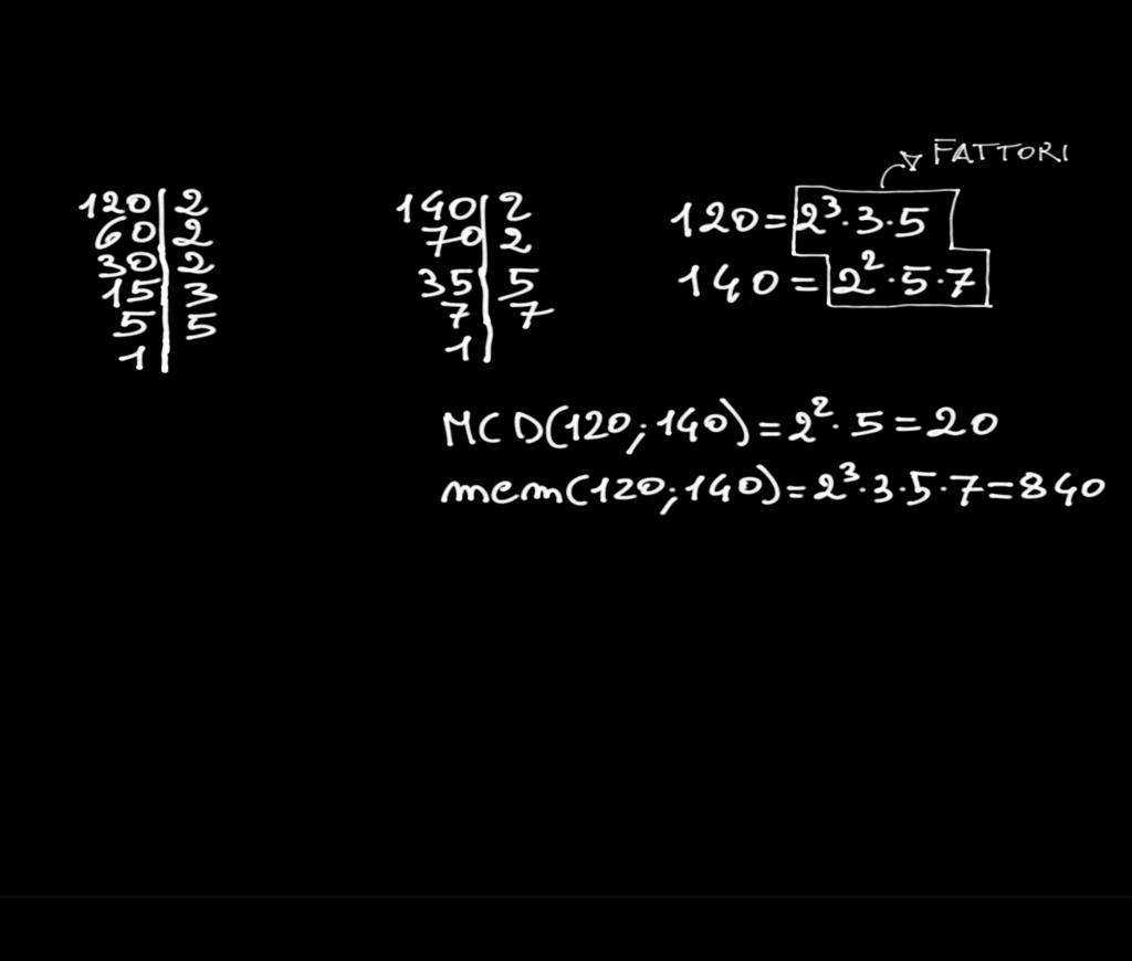 Il minimo comune multiplo (mcm), tra due o più numeri naturali diversi da zero, è il più piccolo fra i loro multipli comuni diversi da zero.