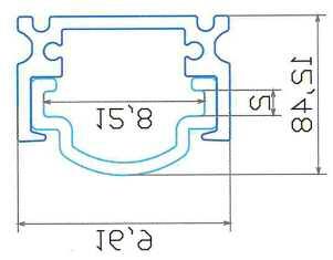 Impermeabile - IP20 Versione per Conf 10506 Bianco freddo 17,76 10507 Bianco caldo 17,76 10509 Bianco naturale