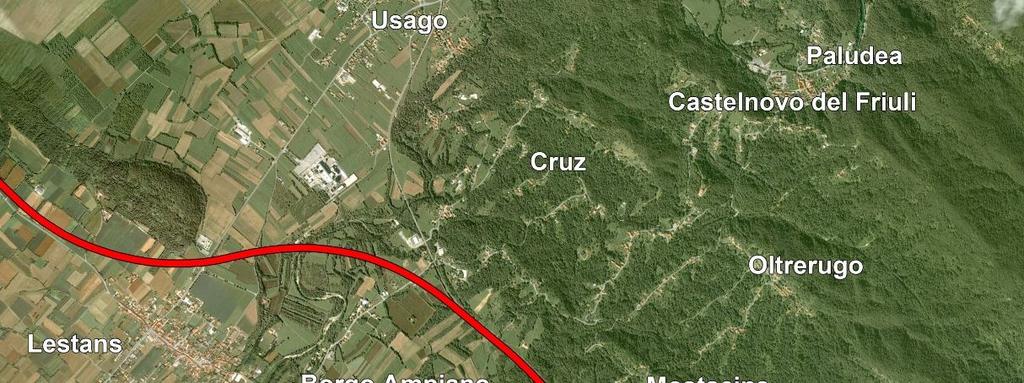 3 CARATTERISTICHE PLANO-ALTIMETRICHE: zoom Comune di Castelnovo (dal Km 35+700 al Km 36+400 e dal Km