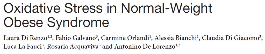 proinflammatory cytokines and oxidative stress