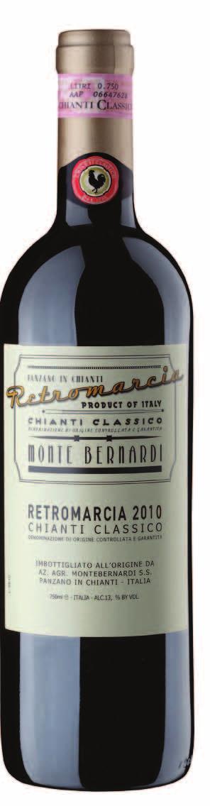 RETROMARCIA Chianti Classico DOCG Retromarcia è un Chianti Classico costituito da uve Sangiovese (100%).