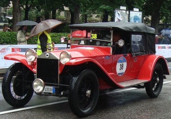 L originale Mille Miglia si svolse dal 1927 al 1955, e dal 1977 ebbe luogo la rievocazione della Mille Miglia per auto storiche che si svolge ogni anno in